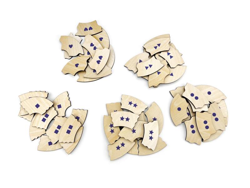Beleduc TECHNICO Puzzle XL Materiály