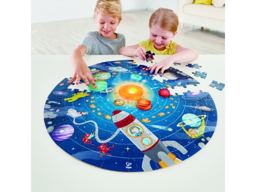 Hape XXL Puzzle SLNEČNÁ SÚSTAVA