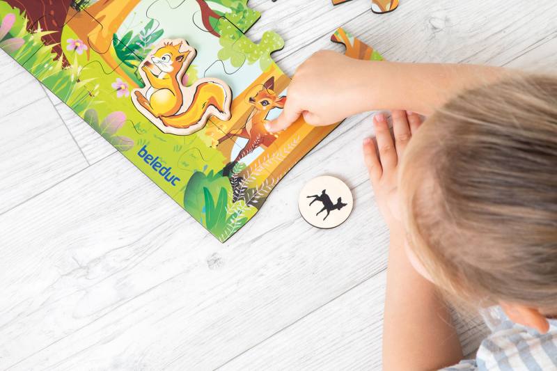 Beleduc XXL Puzzle Nuki & kamarádi
