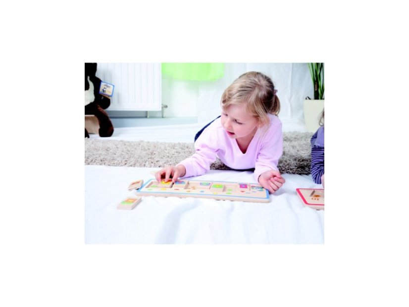 Beleduc Vkladacie puzzle VLÁČIK