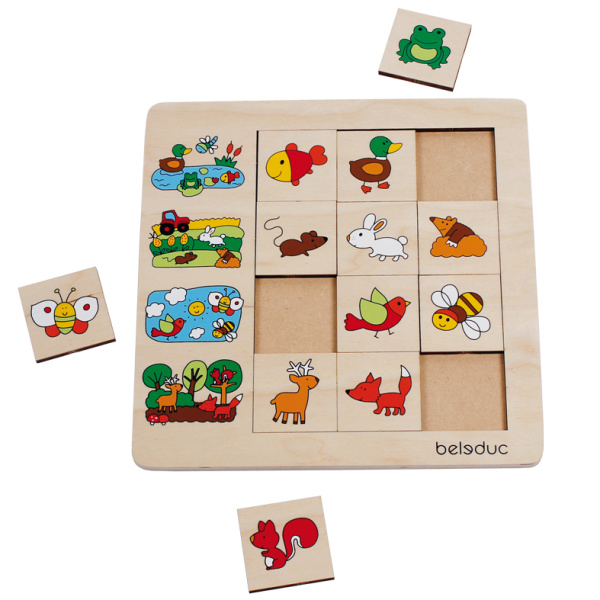 Beleduc Třídící puzzle Kdo kde žije