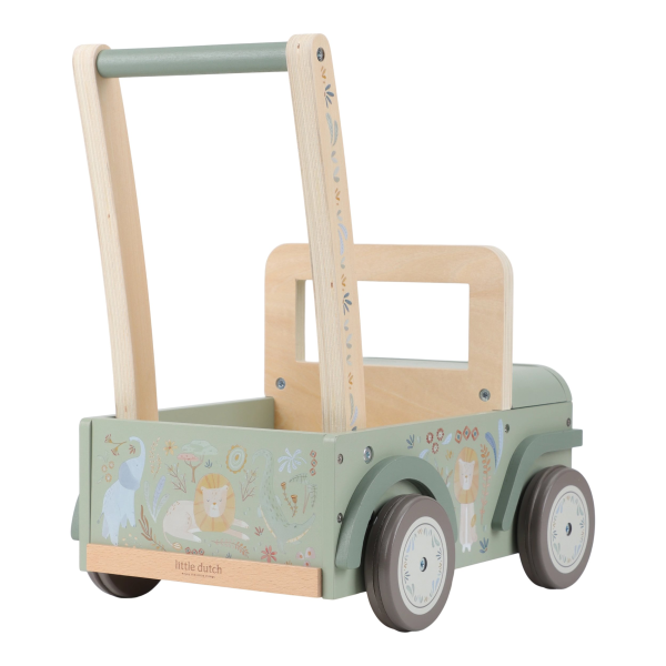 Little Dutch Dřevěný vozík Safari Car – Green