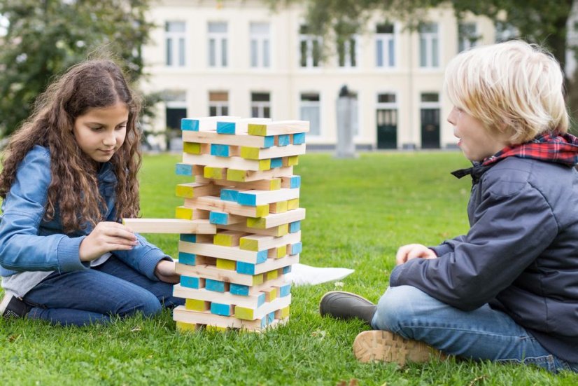 BuitenSpeel Obrie veža Jenga vrátane kocky