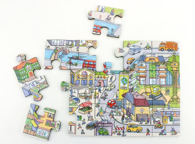 Beleduc Puzzle Mestský život