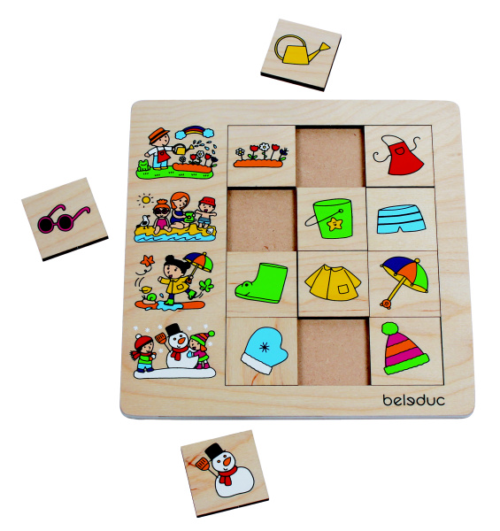 Beleduc Třídící puzzle Roční období