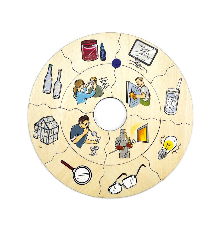 Beleduc TECHNICO Puzzle XL Materiály