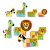 Vilac Dřevěné puzzle Veselé safari