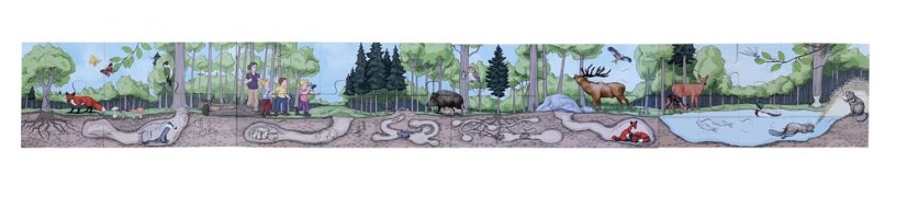 Beleduc Podlahové puzzle Les