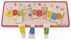 Beleduc Vkládací puzzle Počítací housenka