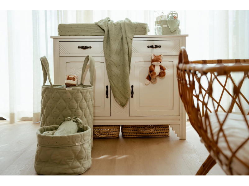 Little Dutch Plienky 70x70 cm Pure Sage