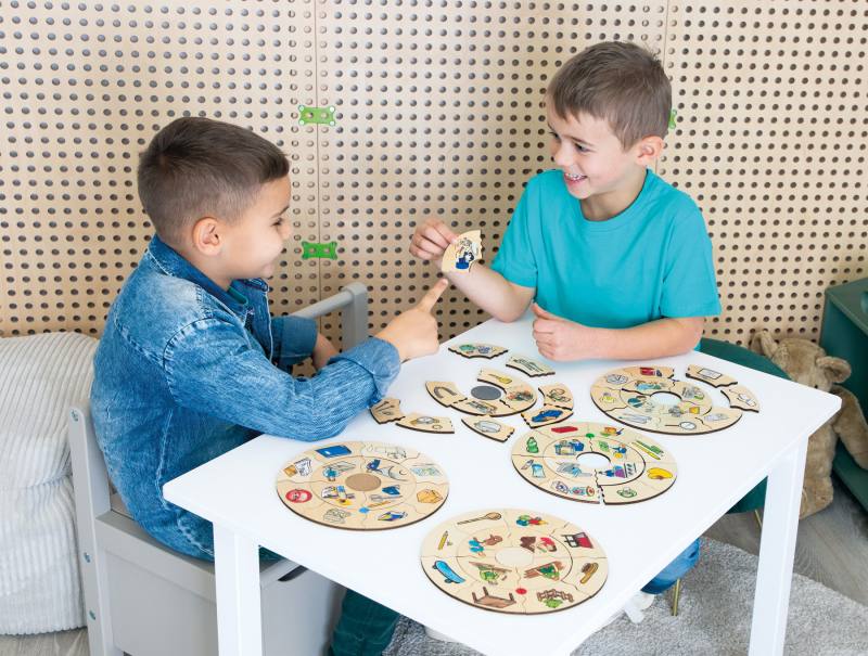 Beleduc TECHNICO Puzzle XL Materiály