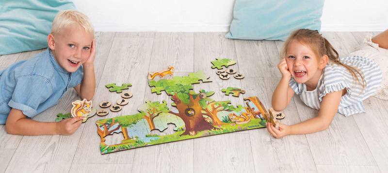 Beleduc XXL Puzzle Nuki & kamarádi