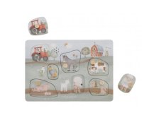 Little Dutch Vkládací puzzle se zvukem Farma