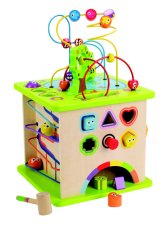Hape Velká dřevěná motorická kostka