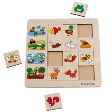 Beleduc Třídící puzzle Kdo kde žije